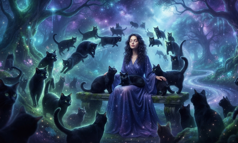 soñar con gatos negros