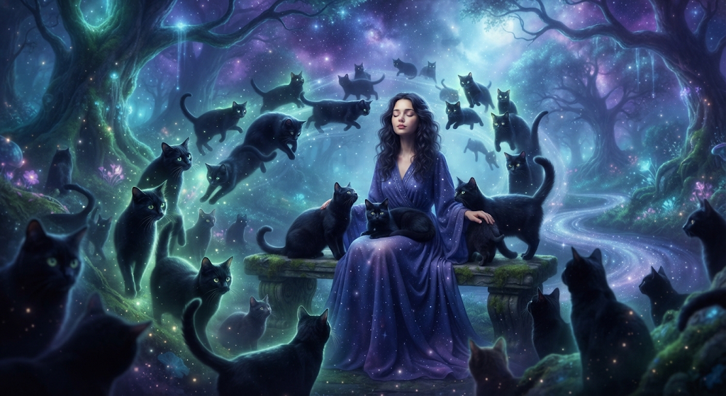 soñar con gatos negros